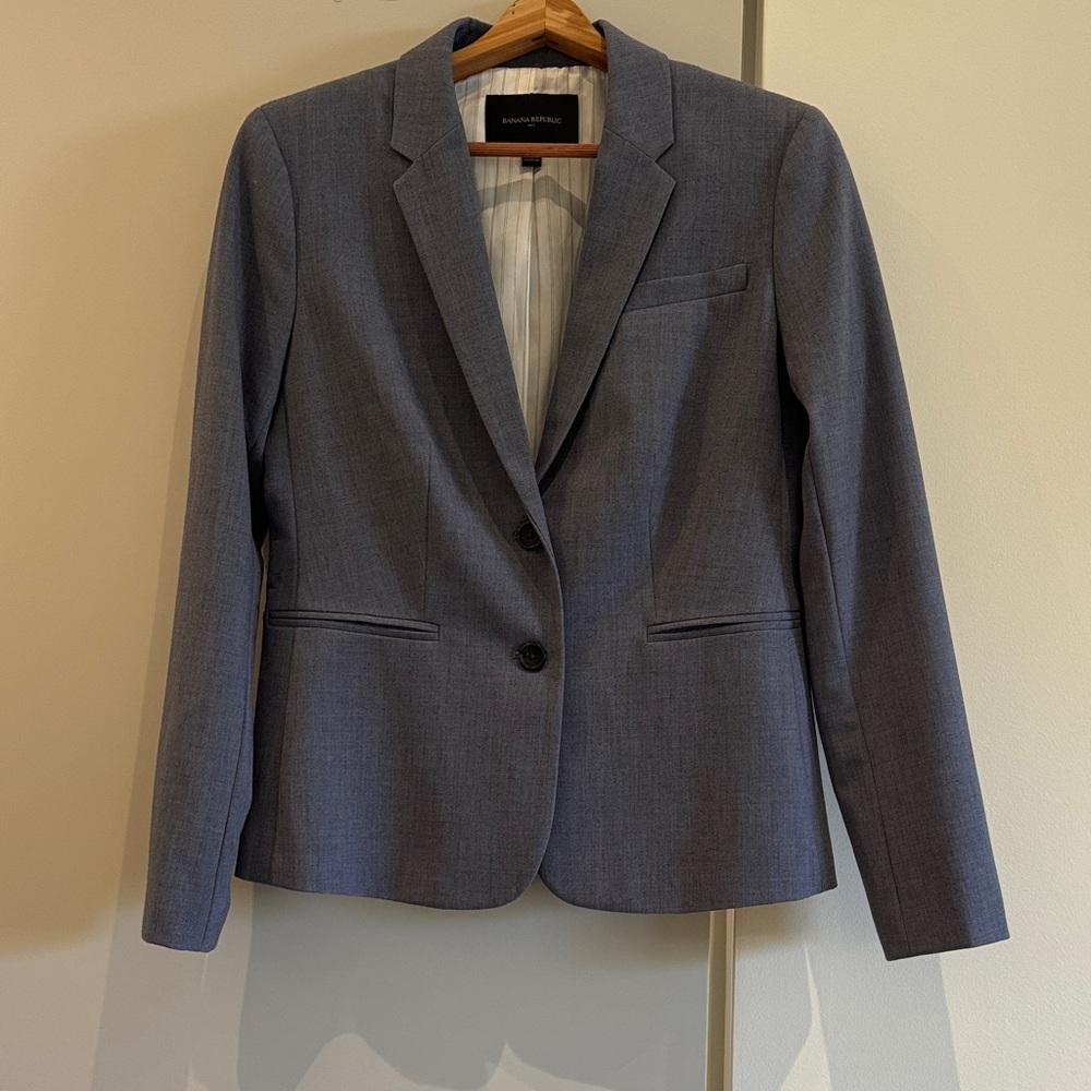 Banana Republic light blue Blazer